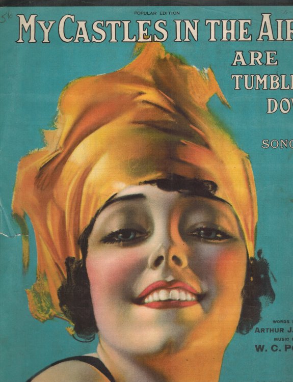 Image for My Castles in the Air are Tumbling Down - Vintage Sheet Music My Castles in the Air are Tumbling Down - Vintage Sheet Music
