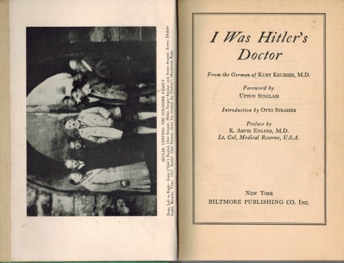 Image for I Was Hitler's Doctor I Was Hitler's Doctor