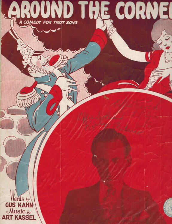 Image for Around the Corner - a Comedy Fox Trot song - Vintage Sheet Music Around the Corner - a Comedy Fox Trot song - Vintage Sheet Music