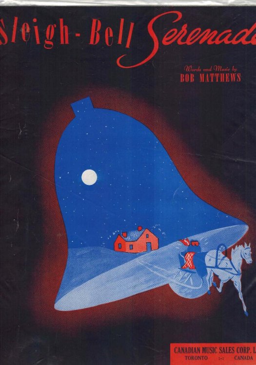 Image for Sleigh-Bell Serenade - Vintage Sheet Music Sleigh-Bell Serenade - Vintage Sheet Music