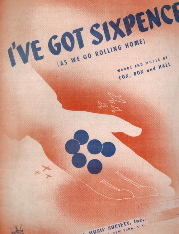 Image for I've Got Sixpence ( As We Go Rolling Home ) : Vintage Sheet Music I've Got Sixpence ( As We Go Rolling Home ) : Vintage Sheet Music