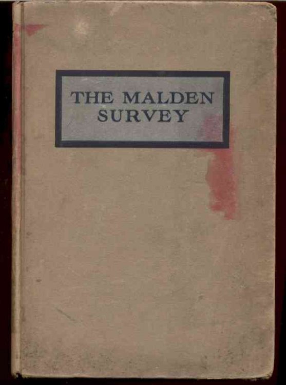 THE MALDEN SURVEY: A REPORT ON THE CHURCH PLANTS OF A TYPICAL CITY Showing the Use of the Interchurch World Movement Score Card and Standards for Rating City Church Plants