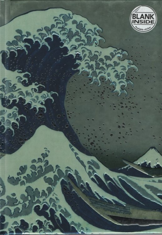 THE GREAT WAVE OFF KANAGAWA BLANK JOURNAL