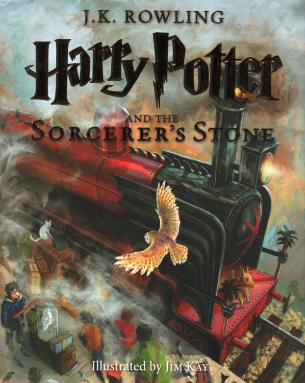HARRY POTTER AND THE SORCERER'S STONE, ILLUSTRATED EDITION