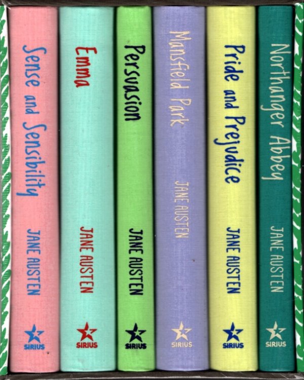 THE JANE AUSTEN COLLECTION [BOX SET] Sense and Sensibility, Emma, Persuasion, Mansfield Park, Pride and Prejudice, Northanger Abbey