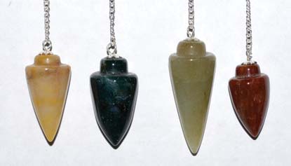 Assorted Gemstone Pendulums