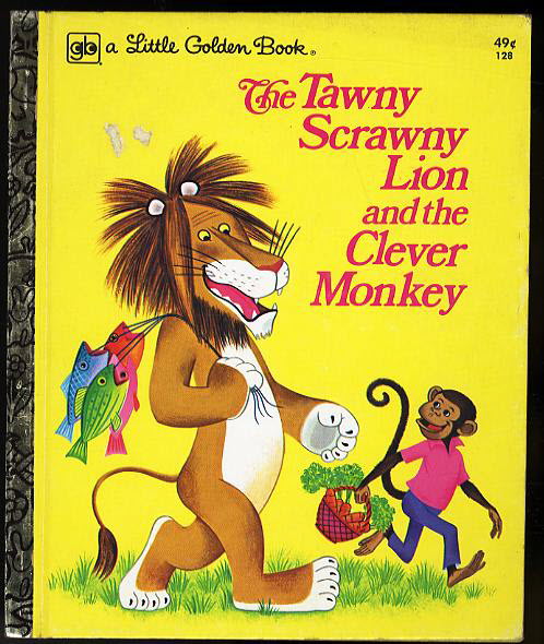 TAWNY SCRAWNY LION #128
