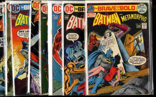 THE BRAVE AND THE BOLD; BATMAN #101, 103-110 1972-4 [COMIC BOOKS]