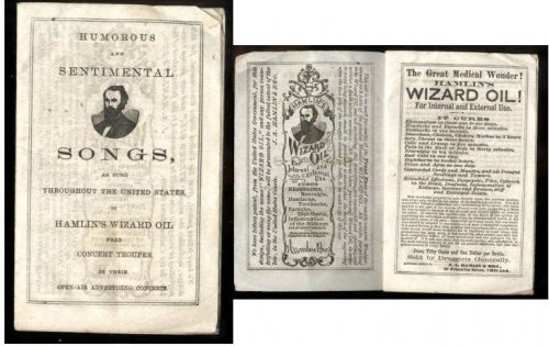 Image for HUMOROUS AND SENTIMENTAL SONGS AS SUNG THROUGHOUT THE UNITED STATES FOR HAMLIN'S WIZARD OIL HUMOROUS AND SENTIMENTAL SONGS AS SUNG THROUGHOUT THE UNITED STATES FOR HAMLIN'S WIZARD OIL