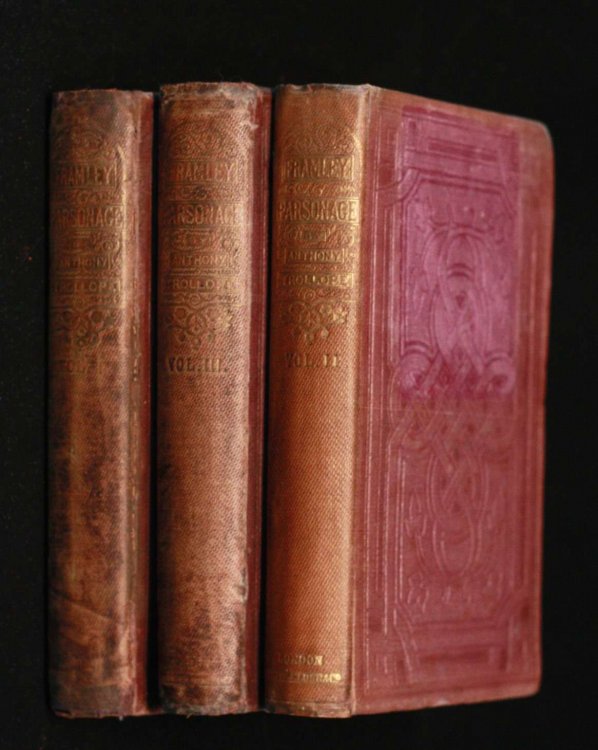 Image for Framley Parsonage- 3 Volumes Complete 1st Ed In Original Cloth Triple Decker Framley Parsonage- 3 Volumes Complete 1st Ed In Original Cloth Triple Decker