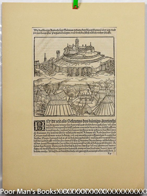 Image for WOODCUT LEAF FROM 1532 LIVY LARGE ILLUSTRATION ON BOTH SIDES WOODCUT LEAF FROM 1532 LIVY LARGE ILLUSTRATION ON BOTH SIDES