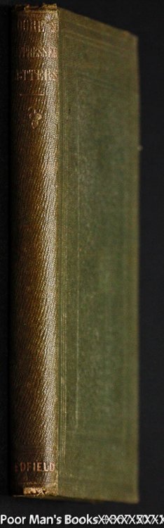 NOTES FROM THE LETTERS OF THOMAS MOORE TO HIS MUSIC PUBLISHER, JAMES POWER (THE PUBLICATION OF WHICH WERE SUPPRESSED IN LONDON) WITH AN INTRODUCTORY LETTER FROM THOMAS CROFTON CROKER