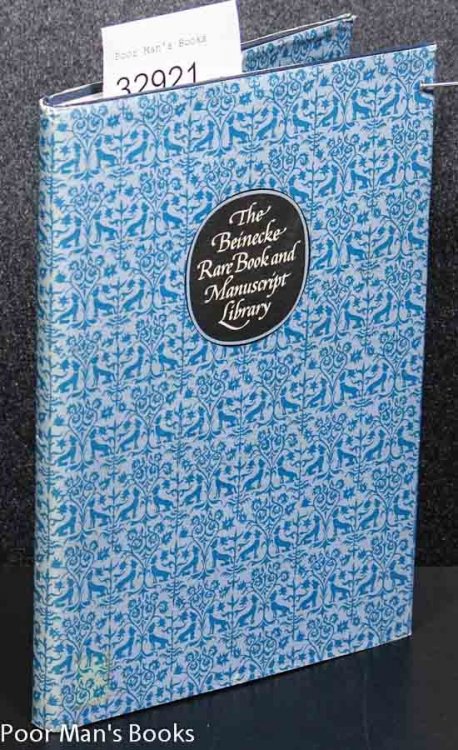 Image for THE BEINECKE RARE BOOK AND MANUSCRIPT LIBRARY: A GUIDE TO ITS COLLECTIONS. (1974). THE BEINECKE RARE BOOK AND MANUSCRIPT LIBRARY: A GUIDE TO ITS COLLECTIONS. (1974).