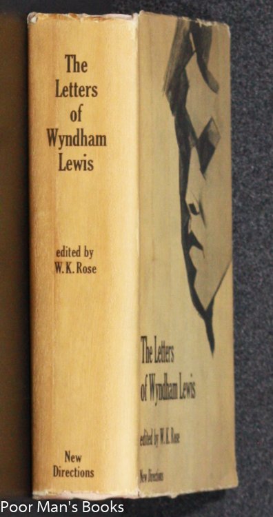 Image for LETTERS OF WYNDHAM LEWIS 1ST EDITION LETTERS OF WYNDHAM LEWIS 1ST EDITION