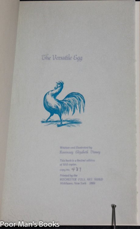 Image for THE VERSATILE EGG THE VERSATILE EGG