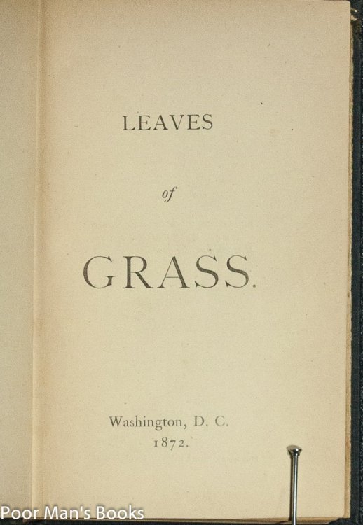 Image for LEAVES OF GRASS; PASSAGE TO INDIA; AFTER ALL NOT TO CREATE ONLY; LEAVES OF GRASS; PASSAGE TO INDIA; AFTER ALL NOT TO CREATE ONLY;