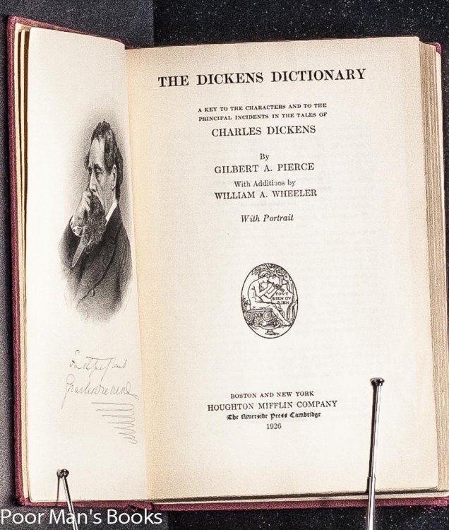 Image for THE DICKENS DICTIONARY. THE DICKENS DICTIONARY.