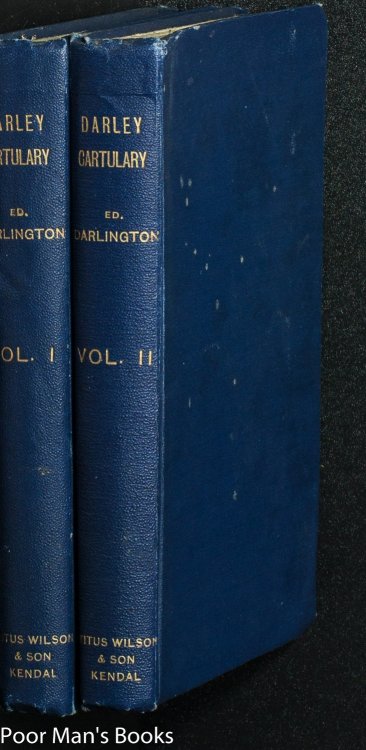 THE CARTULARY OF DARLEY ABBEY [CT IN 3 VOLS]