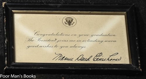Image for PRINTED CONGRATUALTORY NOTE ON GRADUATION- SIGNED MAMIE EISENHOWER. [LBC PRINTED CONGRATUALTORY NOTE ON GRADUATION- SIGNED MAMIE EISENHOWER. [LBC