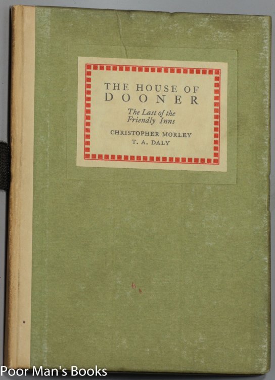 Image for THE HOUSE OF DOONER; : THE LAST OF THE FRIENDLY INNS THE HOUSE OF DOONER; : THE LAST OF THE FRIENDLY INNS