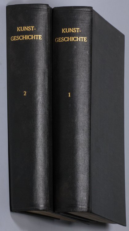 ALLGEMEINE KUNSTGESCHICHTE MIT AESTHETISCHER VORSCHULE./ GESICHTE DER BAUKUNST [2 VOLS]