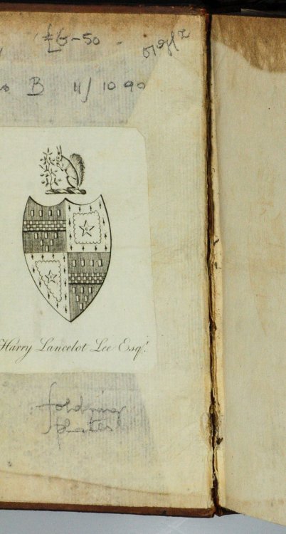 LES ELEMENS D EUCLIDE. 1720.[MATHEMATICS]. [OWNED BY HARRY LANCELOT LEE, RELATIVE OF GENERAL LEE 1753-1824]