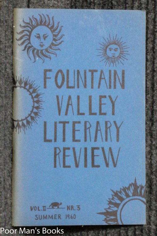 FOUNTAIN VALLEY LITERARY REVIEW 1960 VOL II NR 3 SUMMER