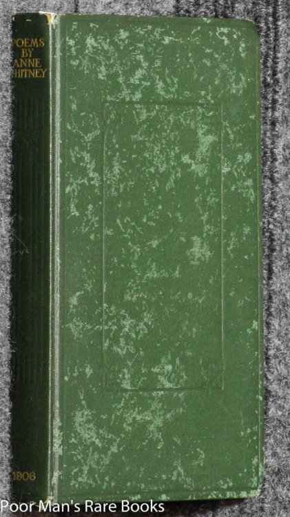 Image for POEMS BY ANNE WHITNEY POEMS BY ANNE WHITNEY