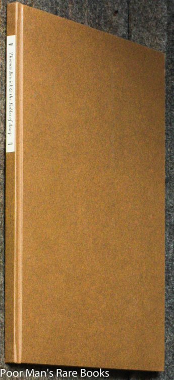 THOMAS BEWICK & THE FABLES OF AESOP WITH PROSPECTUS, DEALERS RECEIPT AND AN ORIGINAL LEAF FROM THE FIRST EDITION (1818) OF THE FABLES OF AESOP AND A NEW IMPRESSION FROM ONE OF BEWICK'S ORIGINAL WOOD ENGRAVINGS