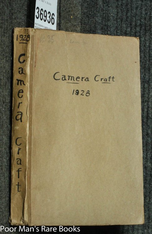 Image for CAMERA CRAFT. A PHOTOGRAPHIC MONTHLY. VOLUME XLII JAN TO DEC 1935 CAMERA CRAFT. A PHOTOGRAPHIC MONTHLY. VOLUME XLII JAN TO DEC 1935