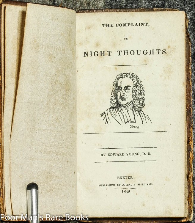 The Complaint Or Night Thoughts