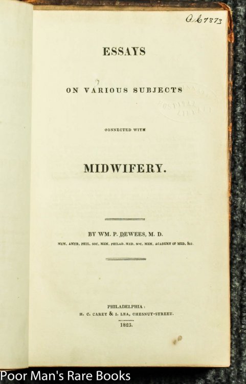 Image for Essays On Various Subjects Connected With Midwifery Essays On Various Subjects Connected With Midwifery