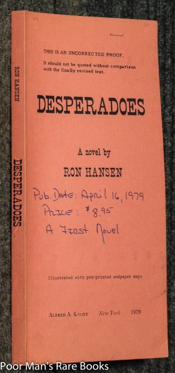 Image for Desperadoes Uncorrected Proof: : Crime Desperadoes Uncorrected Proof: : Crime