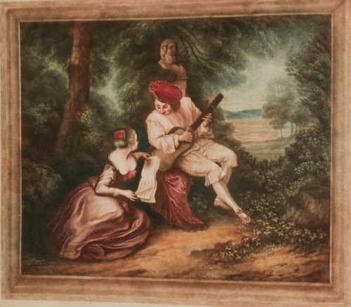Image for Print Of Pastoral Scene Samuel Arlent Edwards 1862-1938 Mezzotint 19 X 23 Print Of Pastoral Scene Samuel Arlent Edwards 1862-1938 Mezzotint 19 X 23