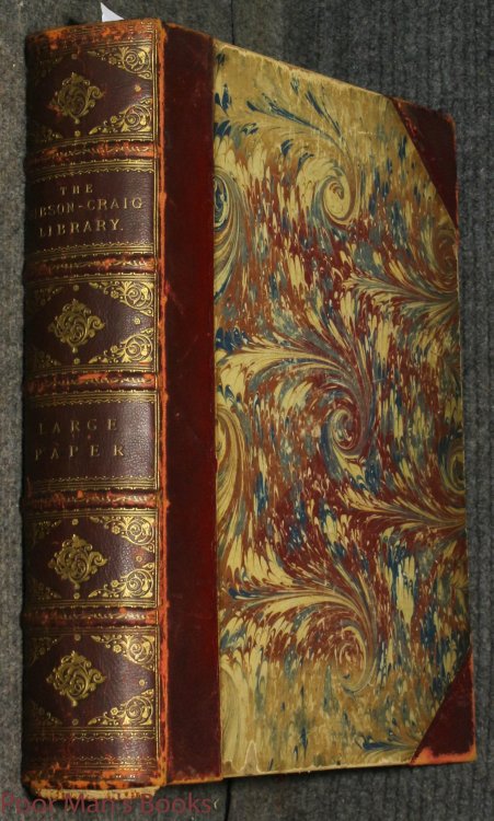 Image for The Gibson Craig Library, Catalogue Of The Valuable And Very Extensive Library Of The Late James T. Gibson Craig, Esq.3 Parts The Gibson Craig Library, Catalogue Of The Valuable And Very Extensive Library Of The Late James T. Gibson Craig, Esq.3 Parts