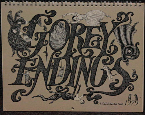 Image for Gorey Endings 1979 Calendar Gorey Endings 1979 Calendar