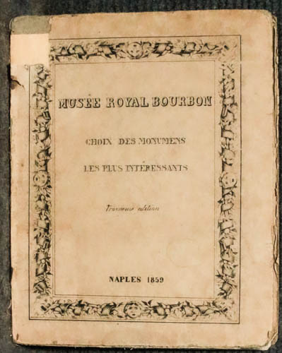 Recueil Des Monumens Les Plus Interessans Du Musee Royal Bourban