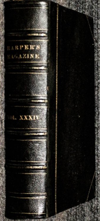 Harper's New Monthly Magazine XXXIV December 1866 To May 1867 [ First National Appearance Of Mark Twain In Print- 