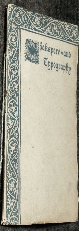 Image for Shakespere & Typography 19th Century Reprint Shakespere & Typography 19th Century Reprint