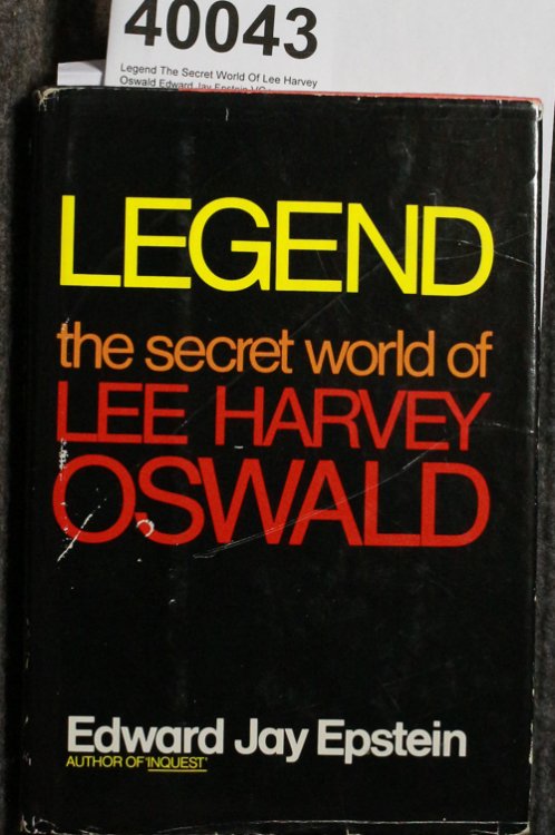 Image for Legend The Secret World Of Lee Harvey Oswald Legend The Secret World Of Lee Harvey Oswald