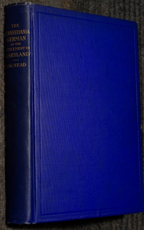 Image for Pennsylvania German In The Settlement Of Maryland Pennsylvania German In The Settlement Of Maryland