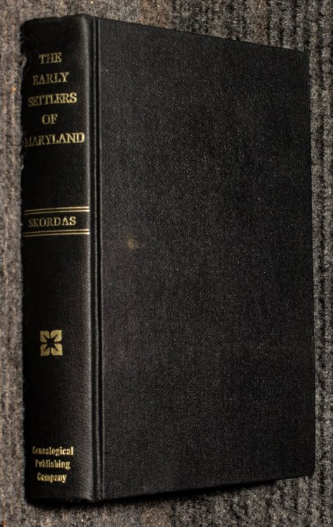 Image for Early Settlers Of Maryland 1968 Early Settlers Of Maryland 1968