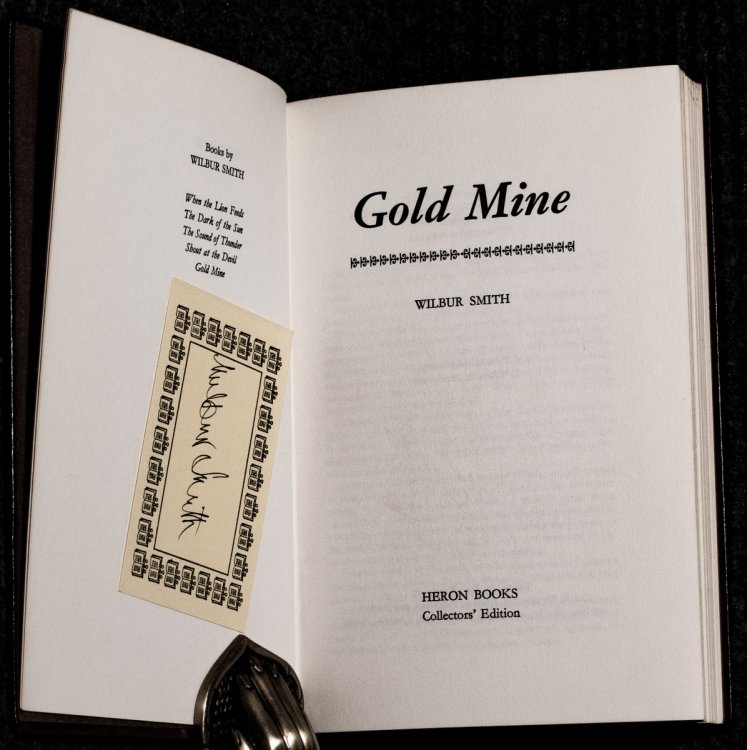 Image for Gold Mine Signed By Author, Heinemann 1970 First Edition Gold Mine Signed By Author, Heinemann 1970 First Edition