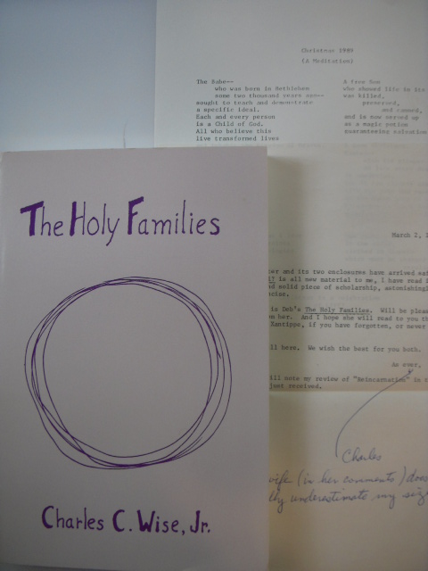 Image for The Holy Families (ephemera laid-in) The Holy Families (ephemera laid-in)