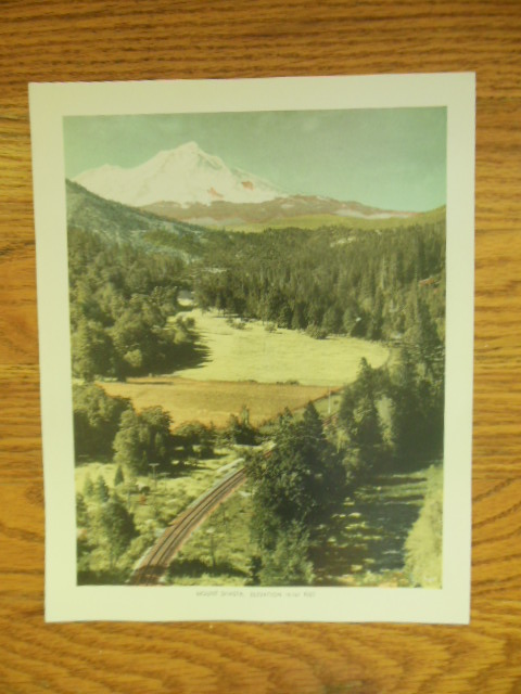 Crater Lake Oregon Color Print (1943)