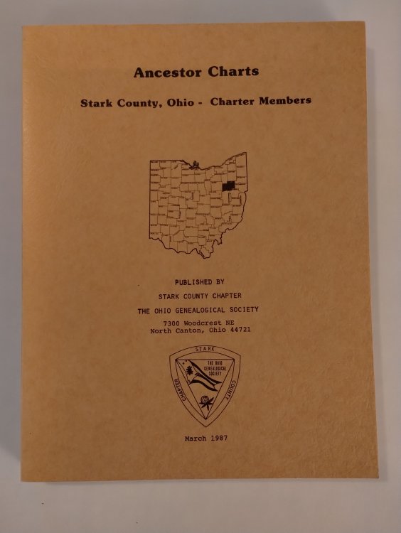 ANCESTOR CHARTS STARK COUNTY OHIO CHARTER MEMBERS