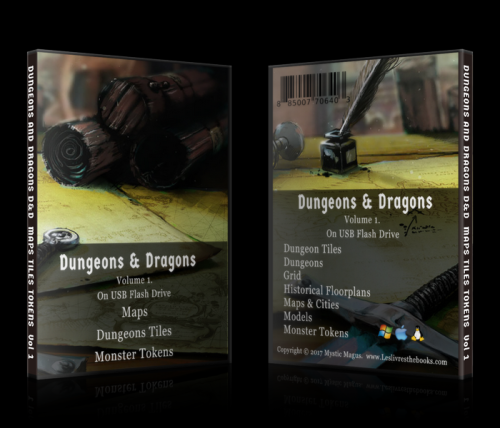 Image for Dungeons And Dragons, D&D RPG DM Maps, Dungeons Tiles, Tokens, Books Lot On USB. Volume 1 Dungeons And Dragons, D&D RPG DM Maps, Dungeons Tiles, Tokens, Books Lot On USB. Volume 1
