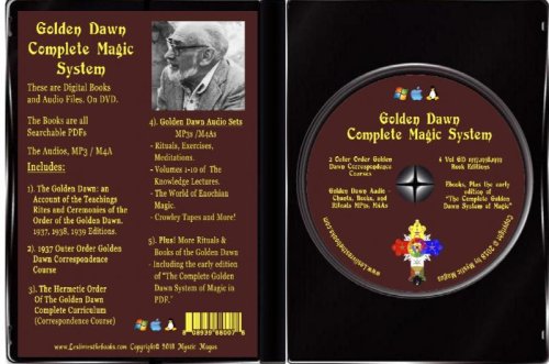 Complete Golden Dawn System Of Magic. Books of Wisdom Collection Israel Regardie, Aleister Crowley. Magick AudioBooks DVD