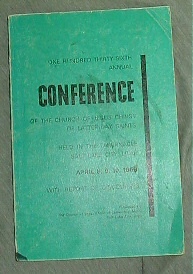 Image for OFFICIAL REPORT - 136TH ANNUAL CONFERENCE OF THE CHURCH OF JESUS CHRIST OF LATTER-DAY SAINTS: April 1966 OFFICIAL REPORT - 136TH ANNUAL CONFERENCE OF THE CHURCH OF JESUS CHRIST OF LATTER-DAY SAINTS: April 1966