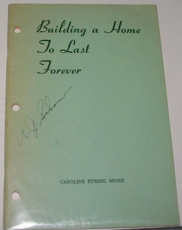 Image for BUILDING A HOME TO LAST FOREVER BUILDING A HOME TO LAST FOREVER
